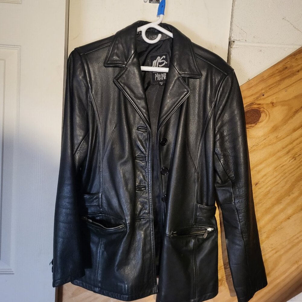 vintage MS. Maxima leather jacket